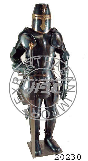 Knight Full Body Armor Suit With Sword Antique, Medieval suit of armor